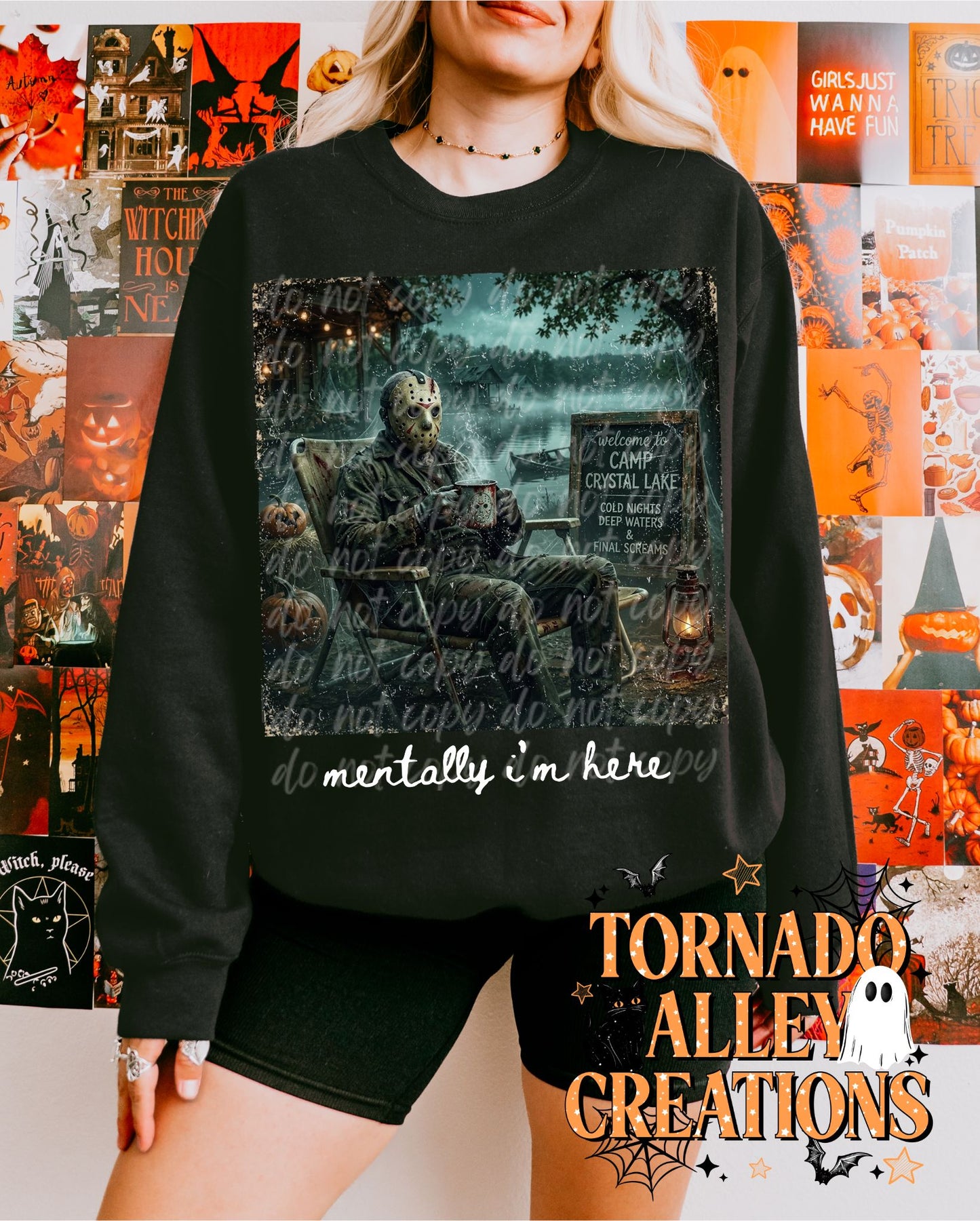 Mentally I'm Here Crewneck