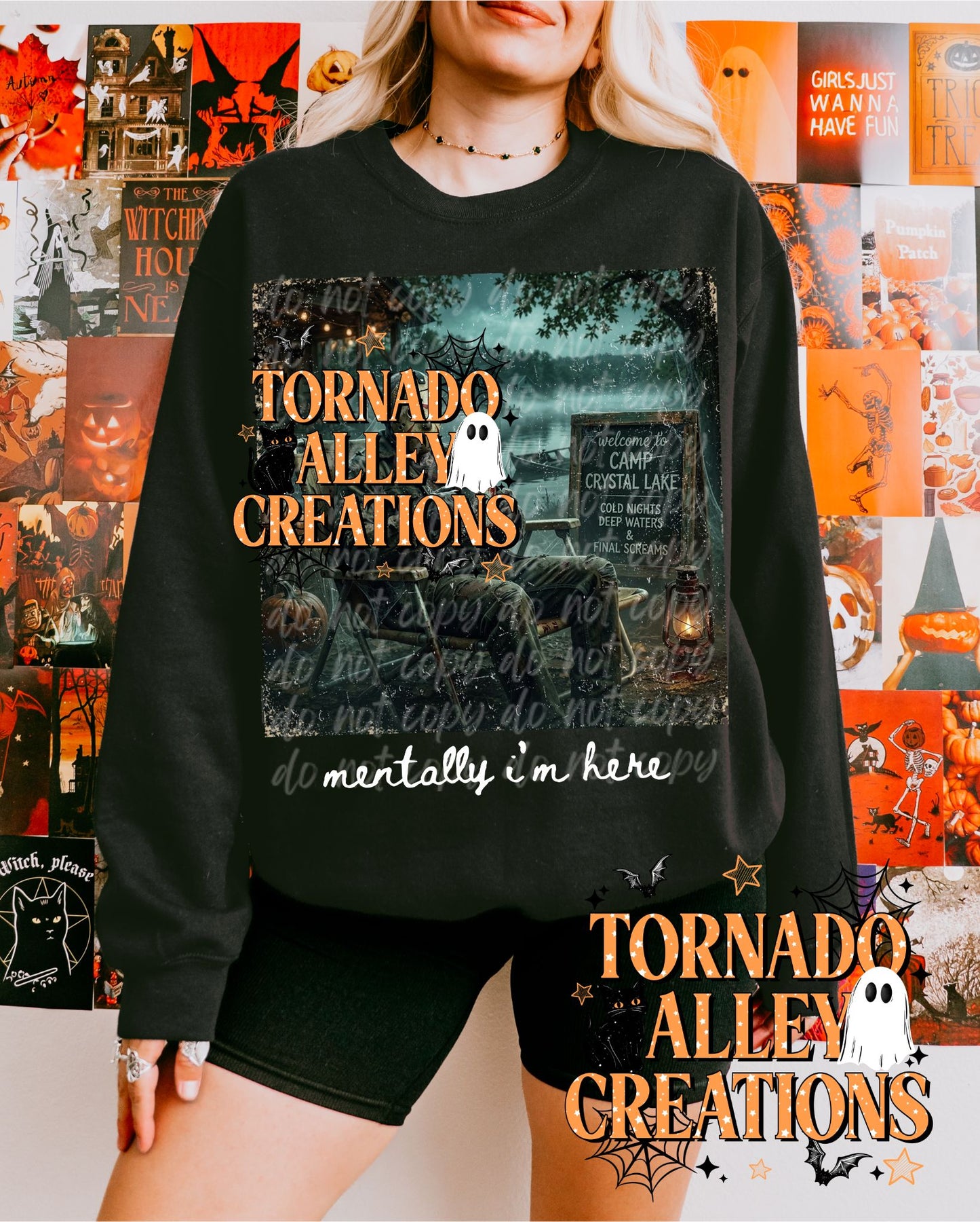 Mentally I'm Here Crewneck