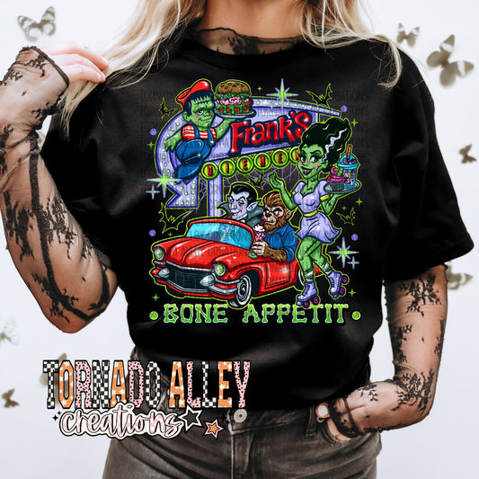 Spooky Frank Diner Tee