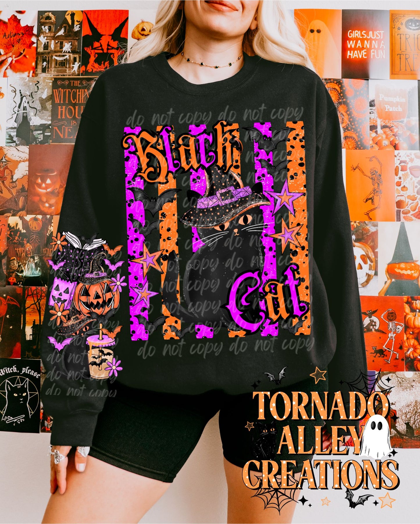 Black Cat Crewneck