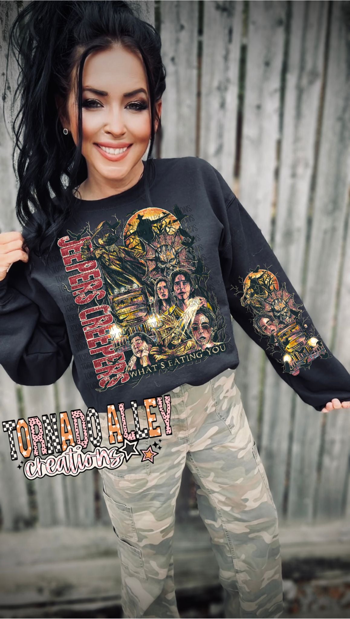 Spooky Creeper Crewneck