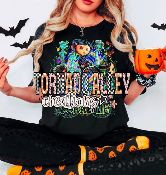 Spooky Buttons Tee