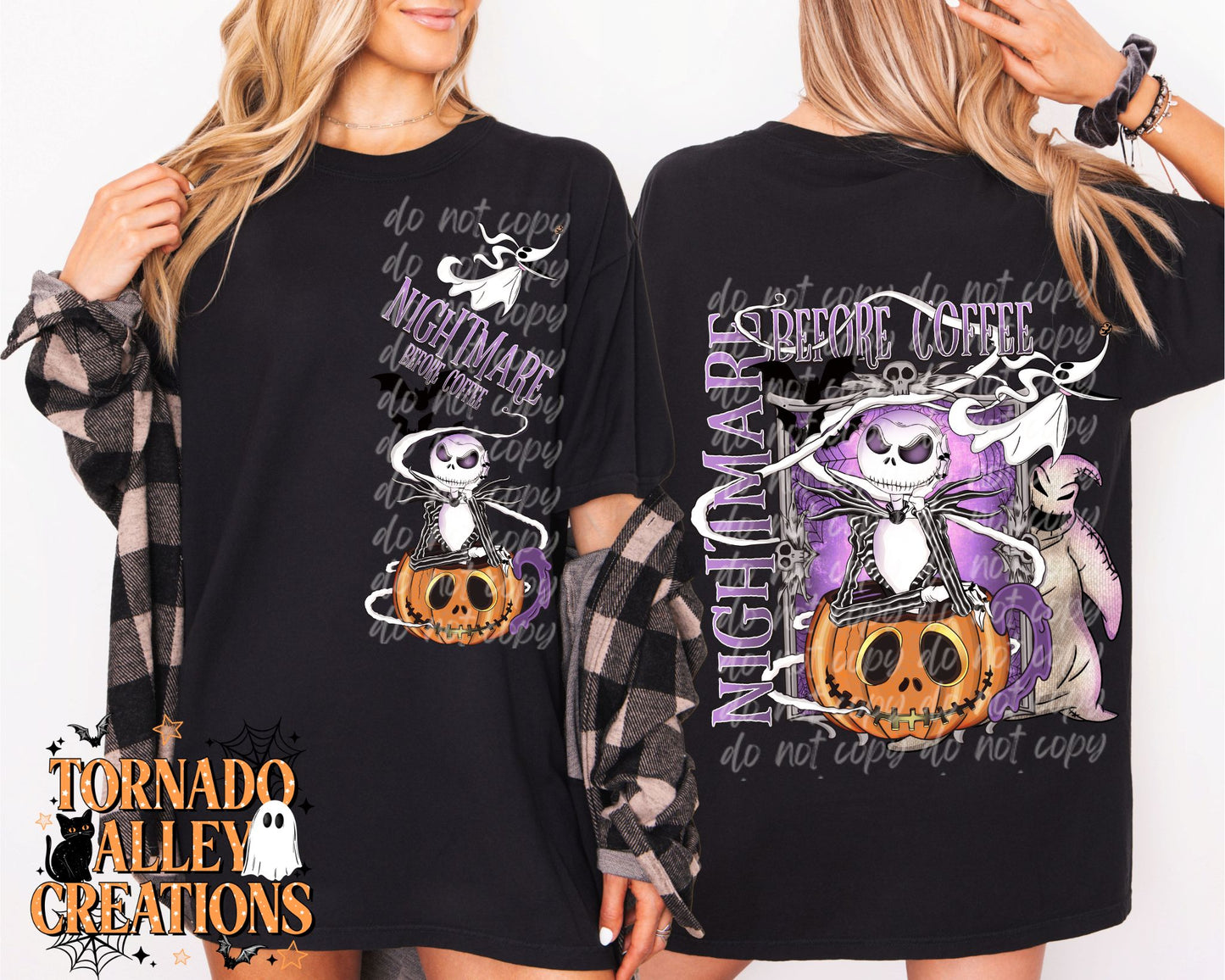 Nightmare Before Coffee Tee