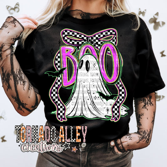 Spooky Preppy Ghost Tee
