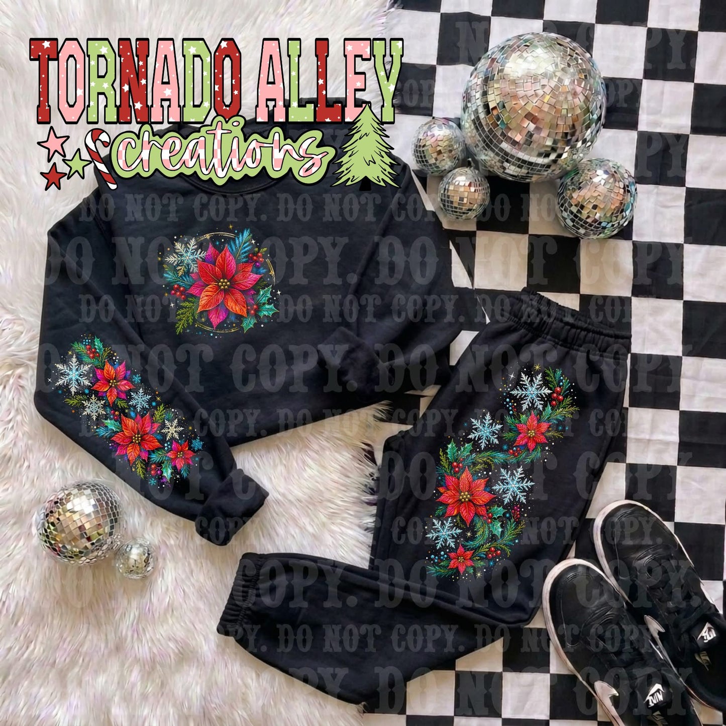 Holiday Snowflake Sweatpants