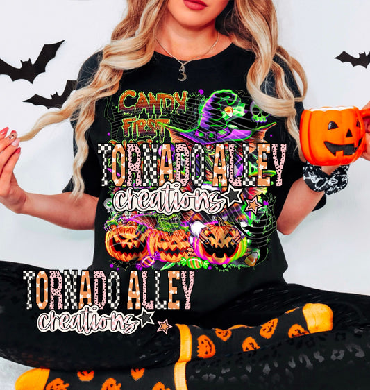 Candy First Chaos Later Tee