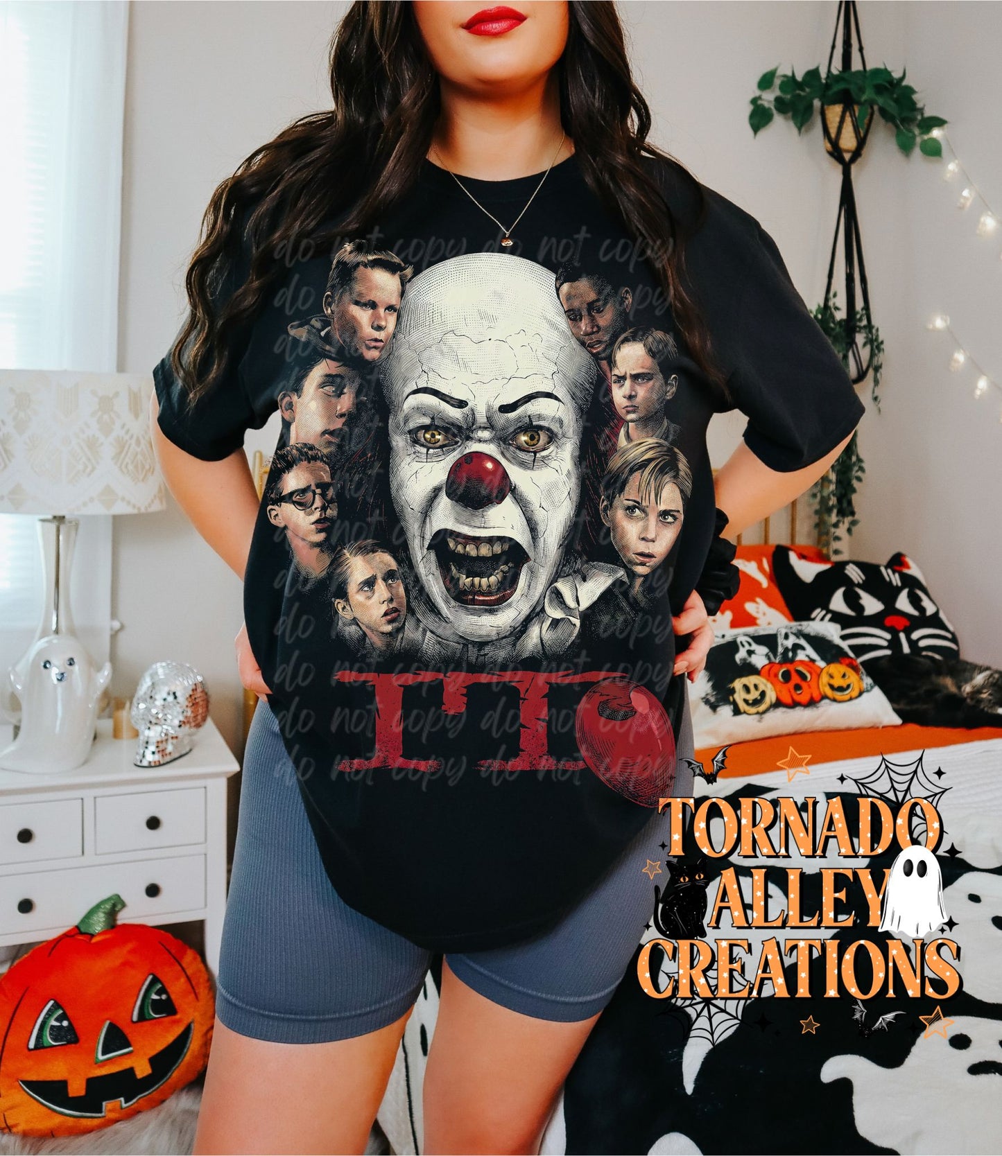 Spooky Retro Clown Tee