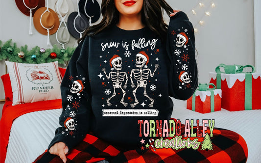 Snow is Falling Crewneck