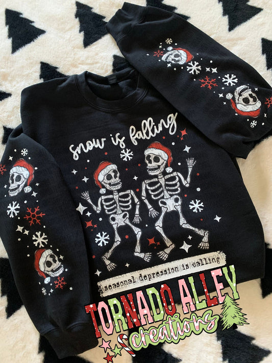 Snow is Falling Crewneck