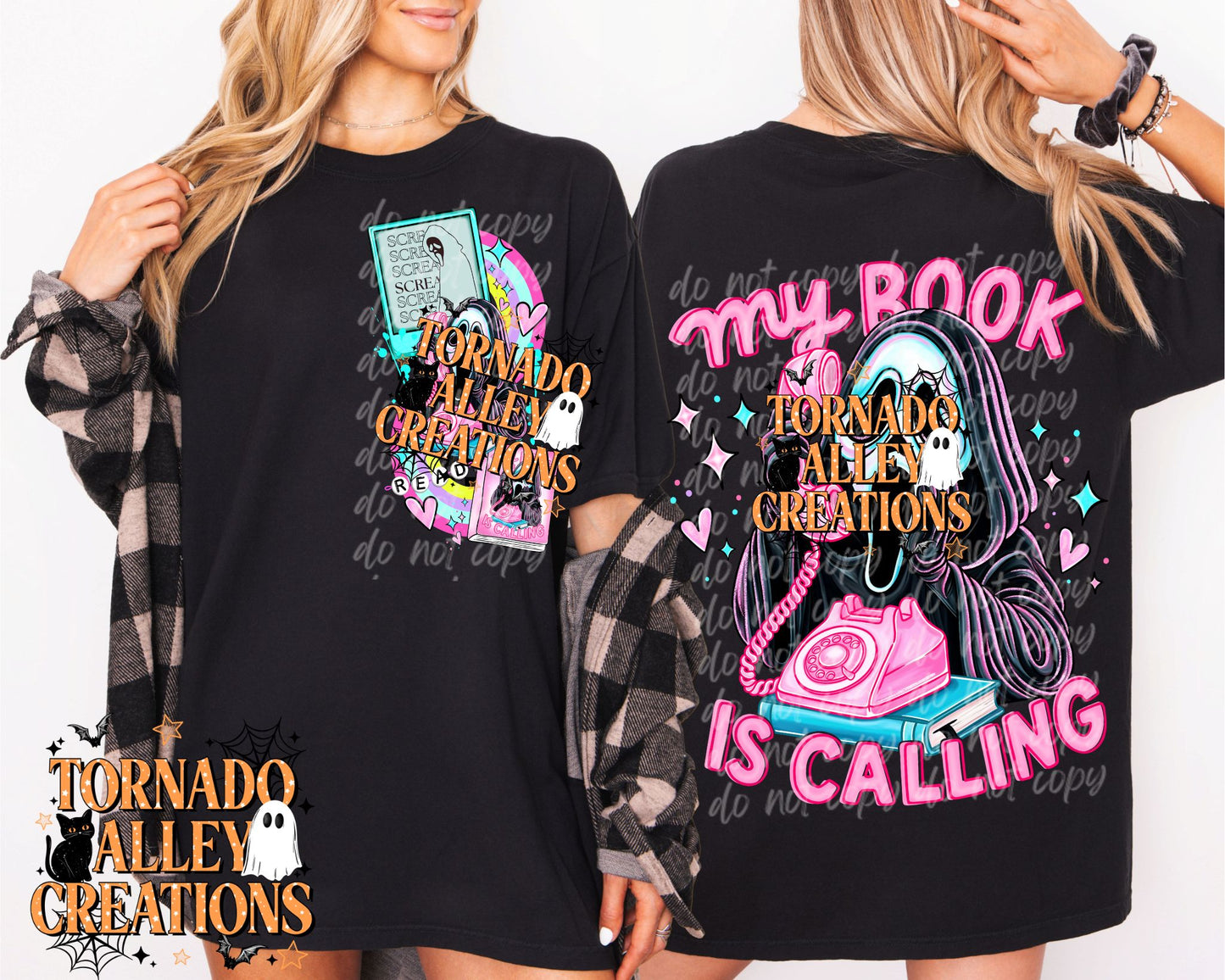 My Book Is Calling Tee