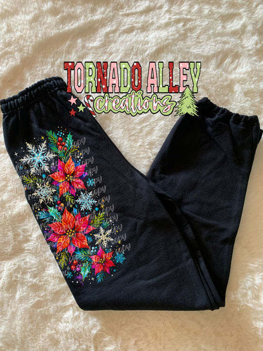 Holiday Snowflake Sweatpants