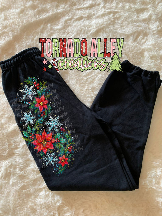 Holiday Snowflake Sweatpants