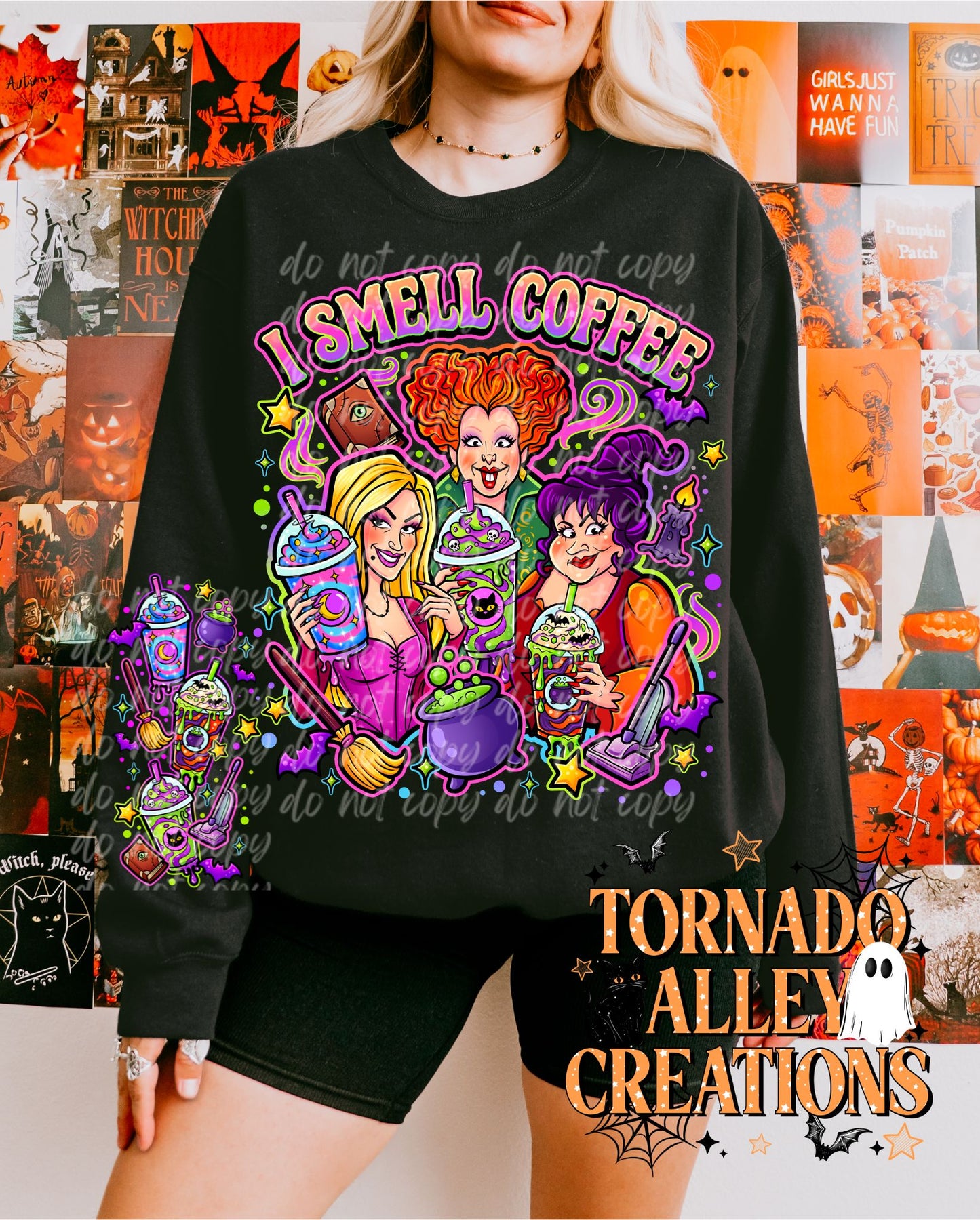 I Smell Coffee Crewneck