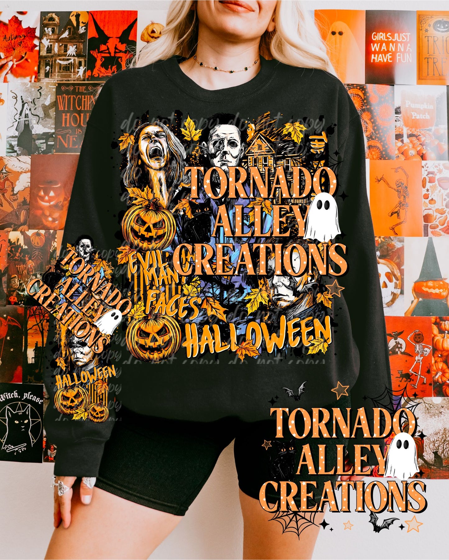 Evil Has Many Faces Crewneck