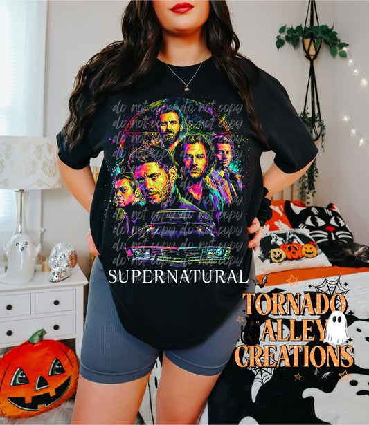 Neon Hunting Brothers Tee