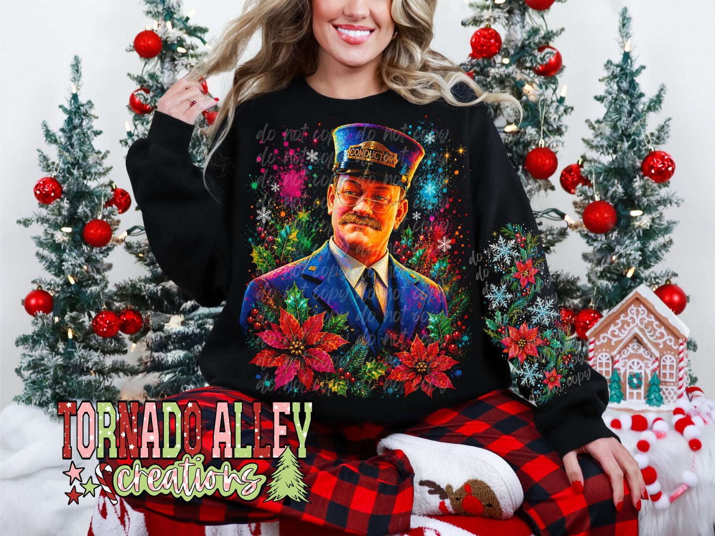 Christmas Train Crewneck