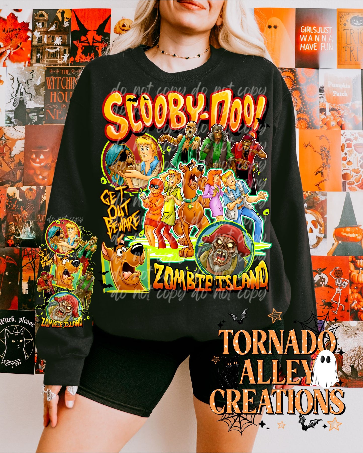 Zombie Island Crewneck
