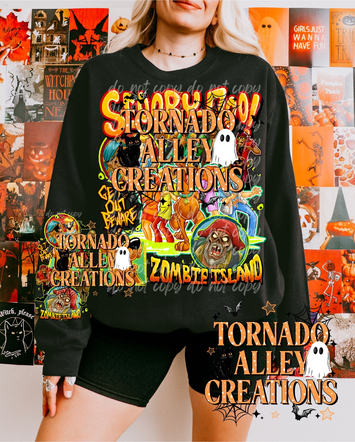 Zombie Island Crewneck