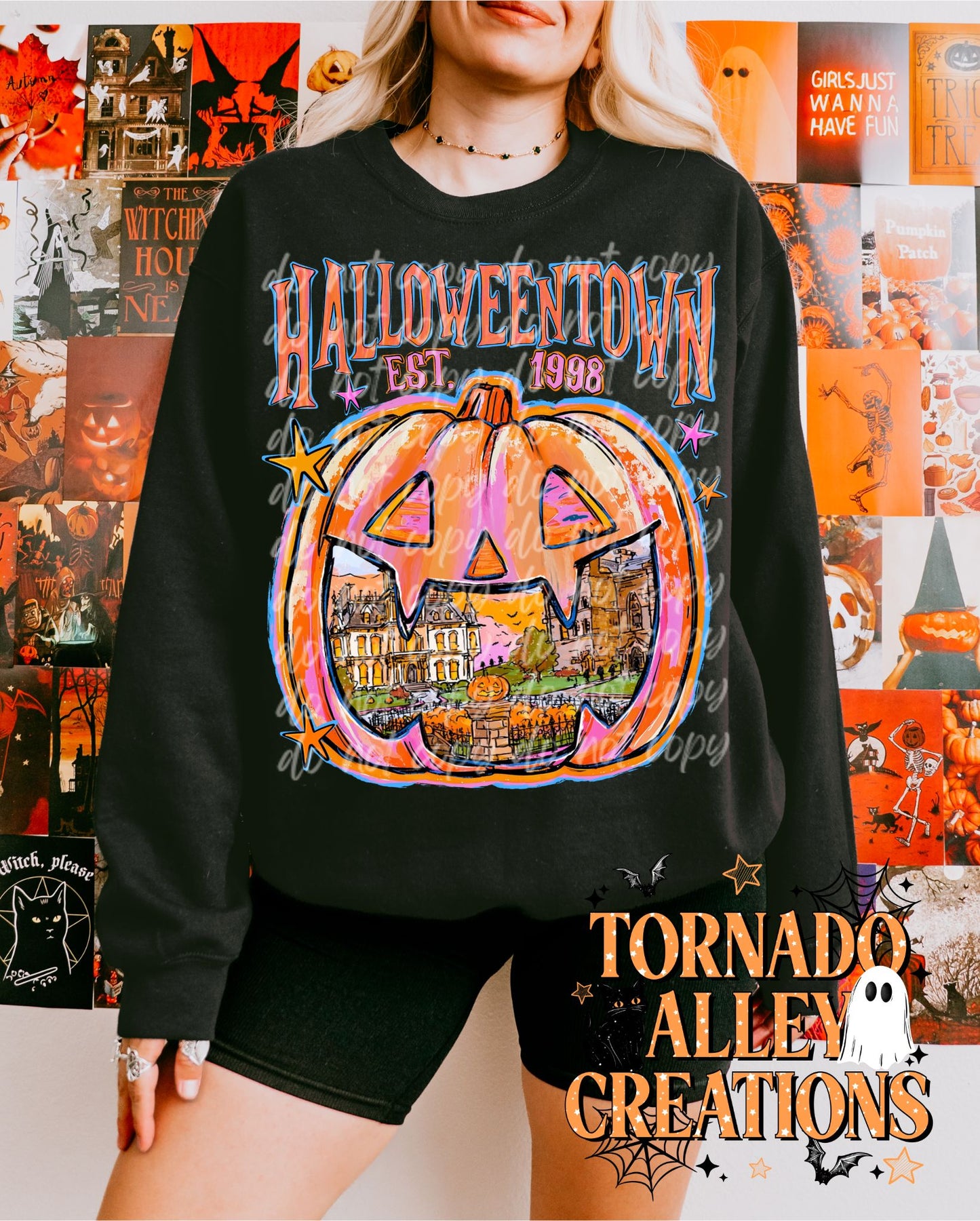 Halloween T Pumpkin Crewneck