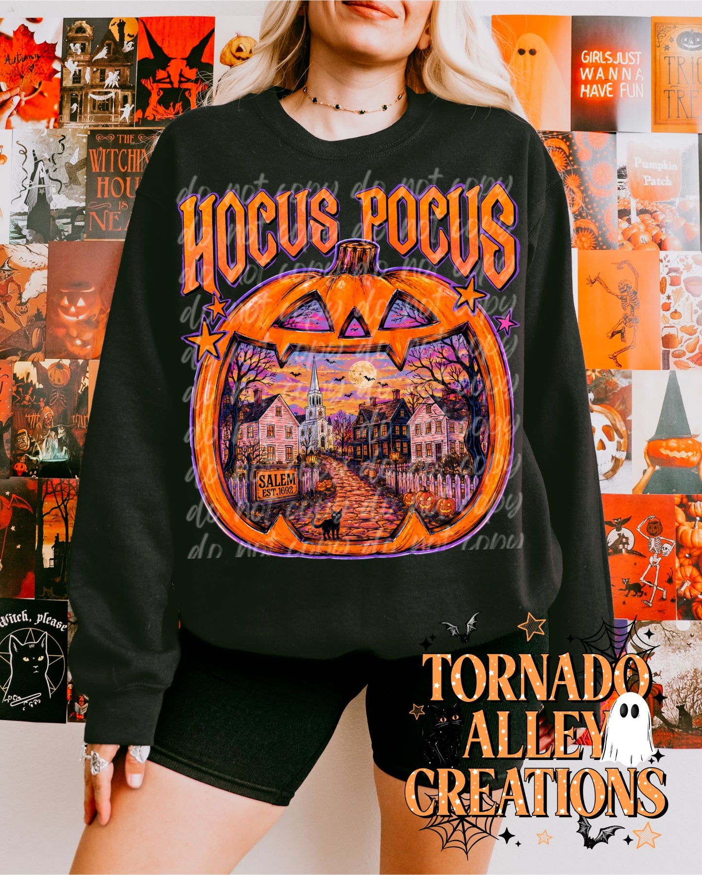 Witchy HP Pumpkin Crewneck