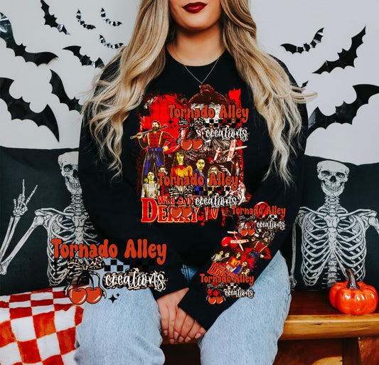 Retro Spooky Clown Crewneck