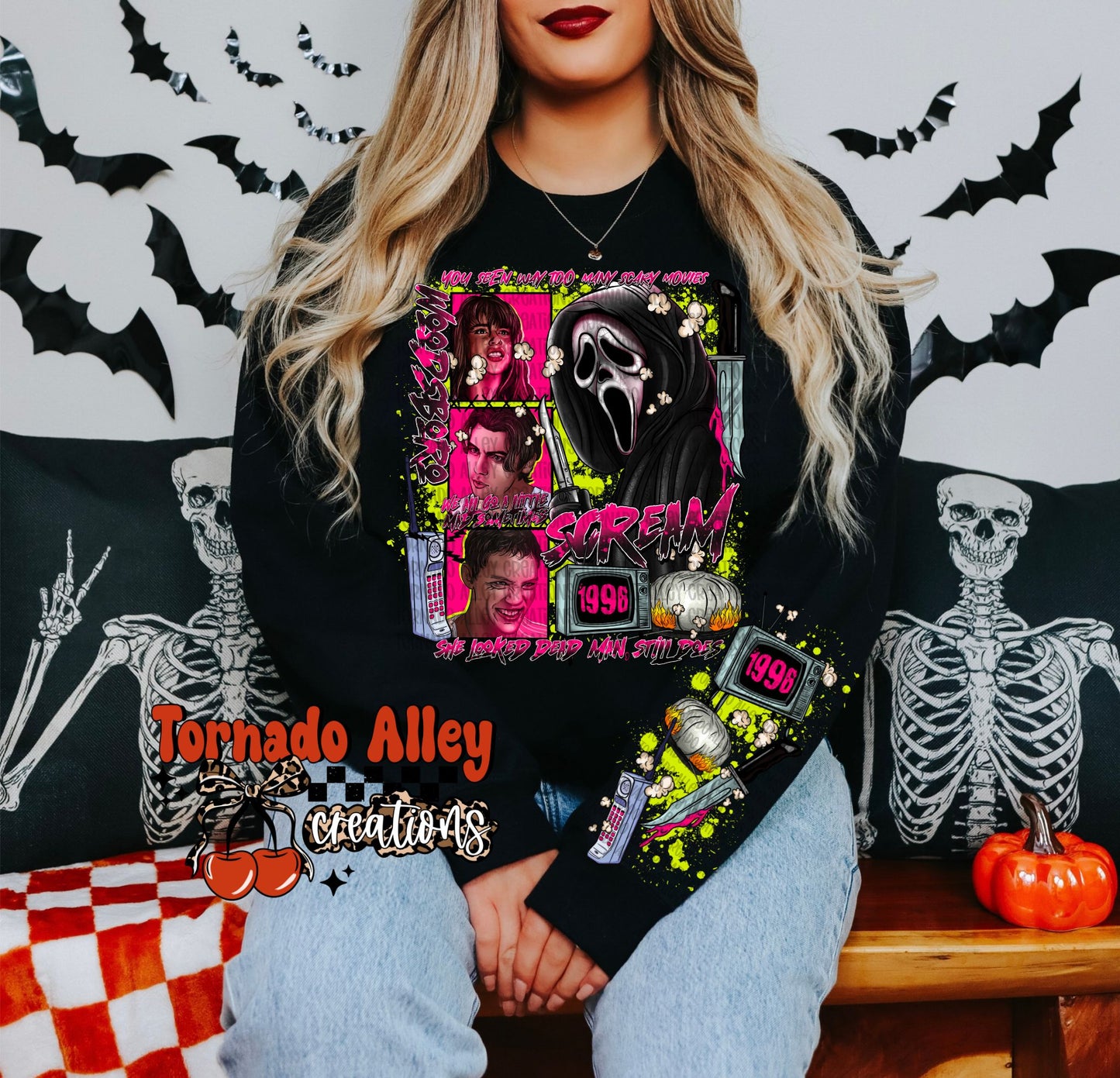 Neon Slasher Crewneck