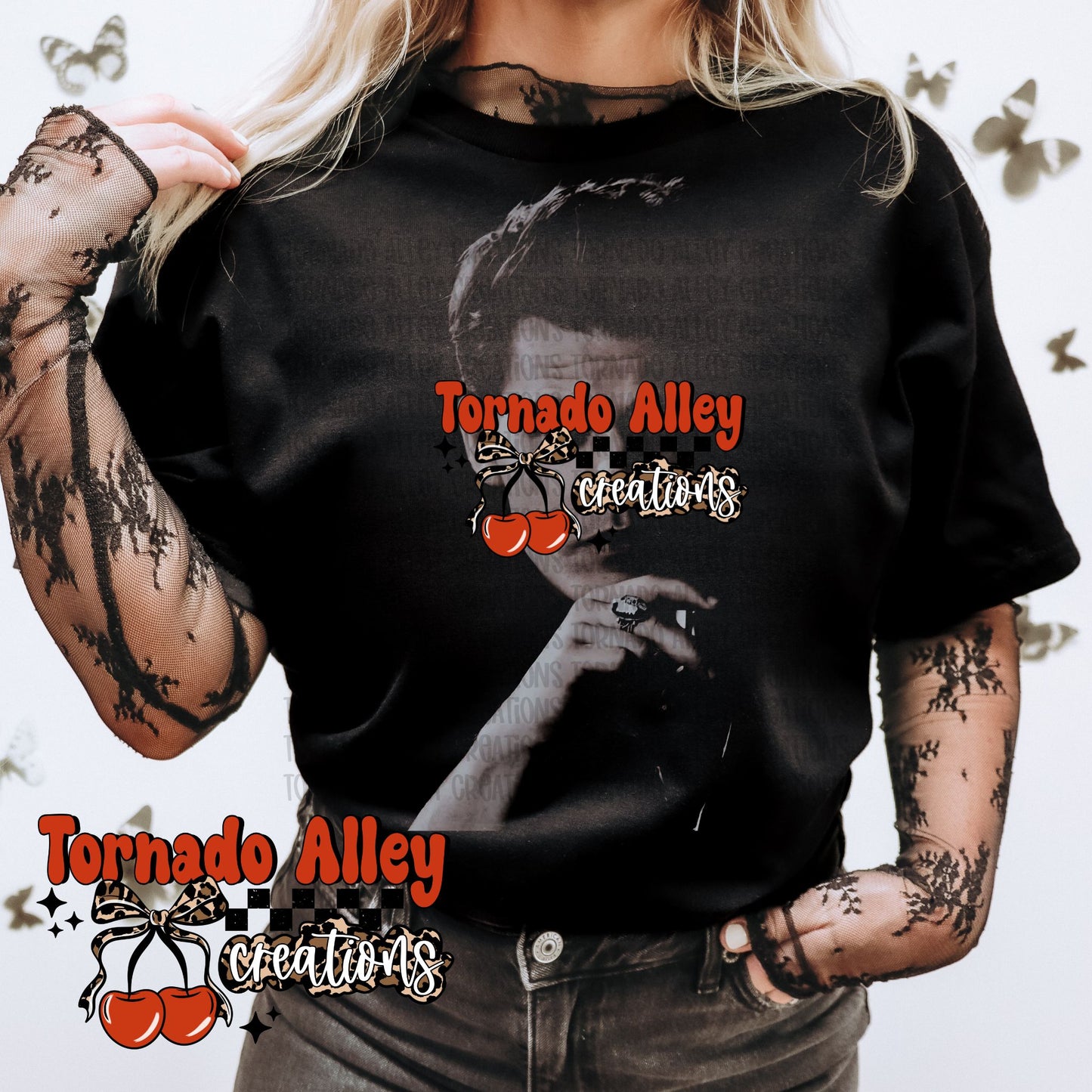 Retro Vampire Half-Tone Tee