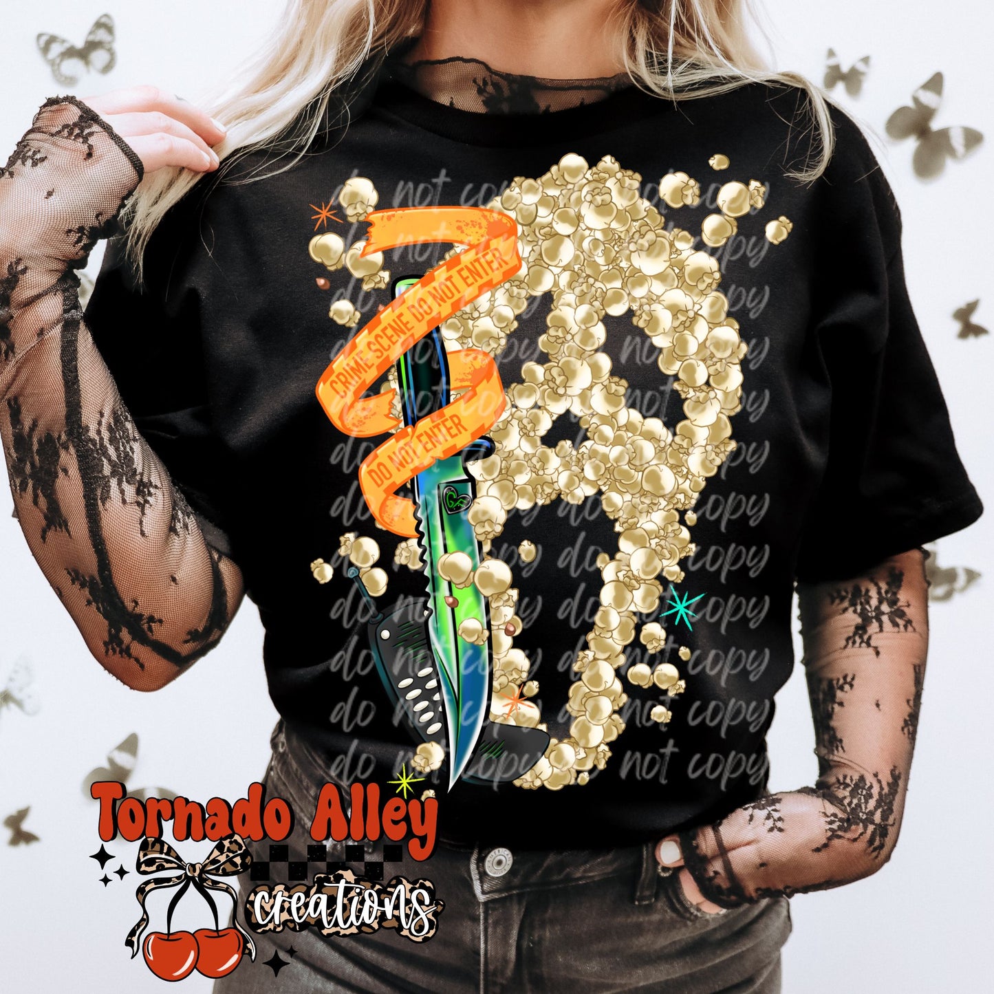 Spooky Slasher Popcorn Tee