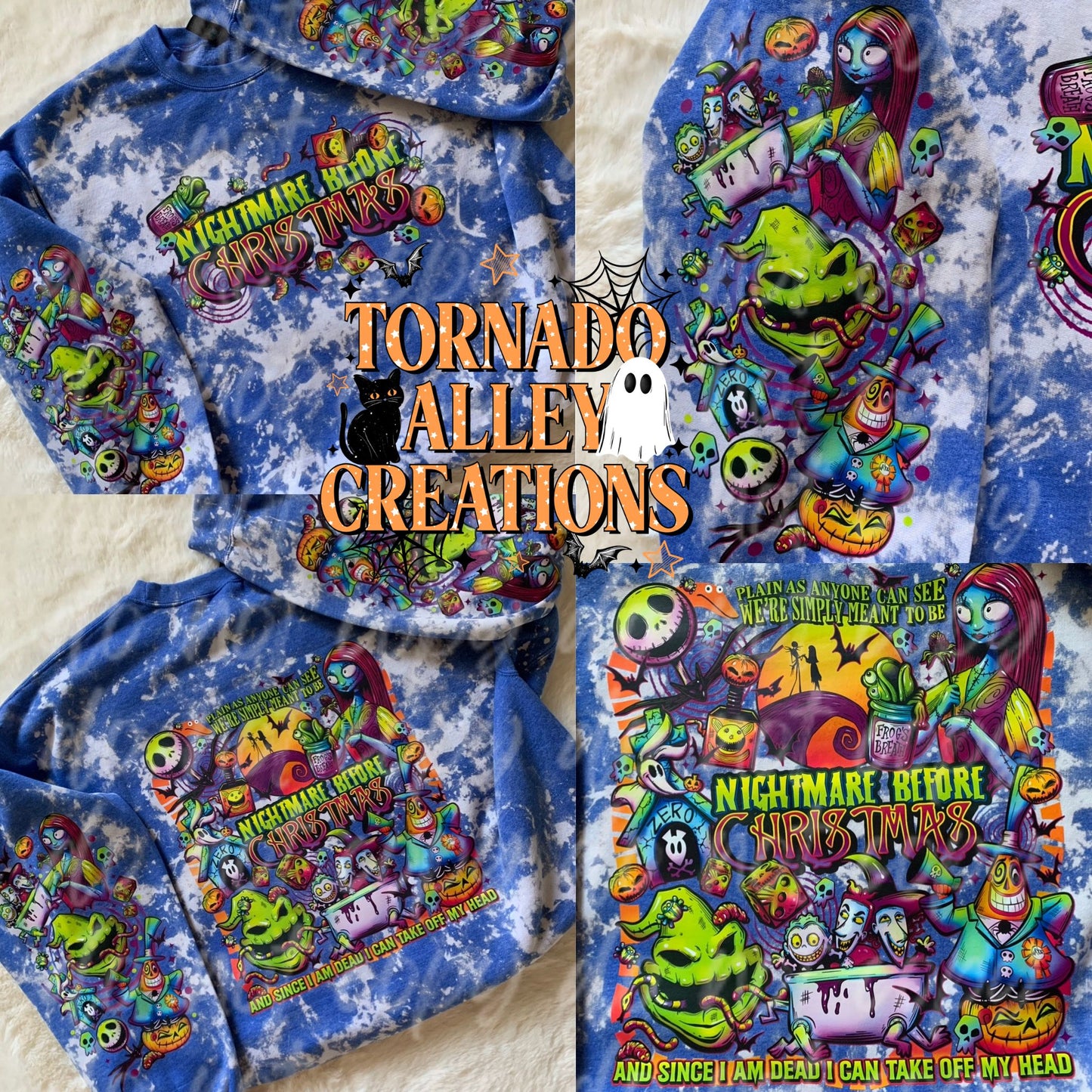 Neon Nightmare Christmas Crewneck