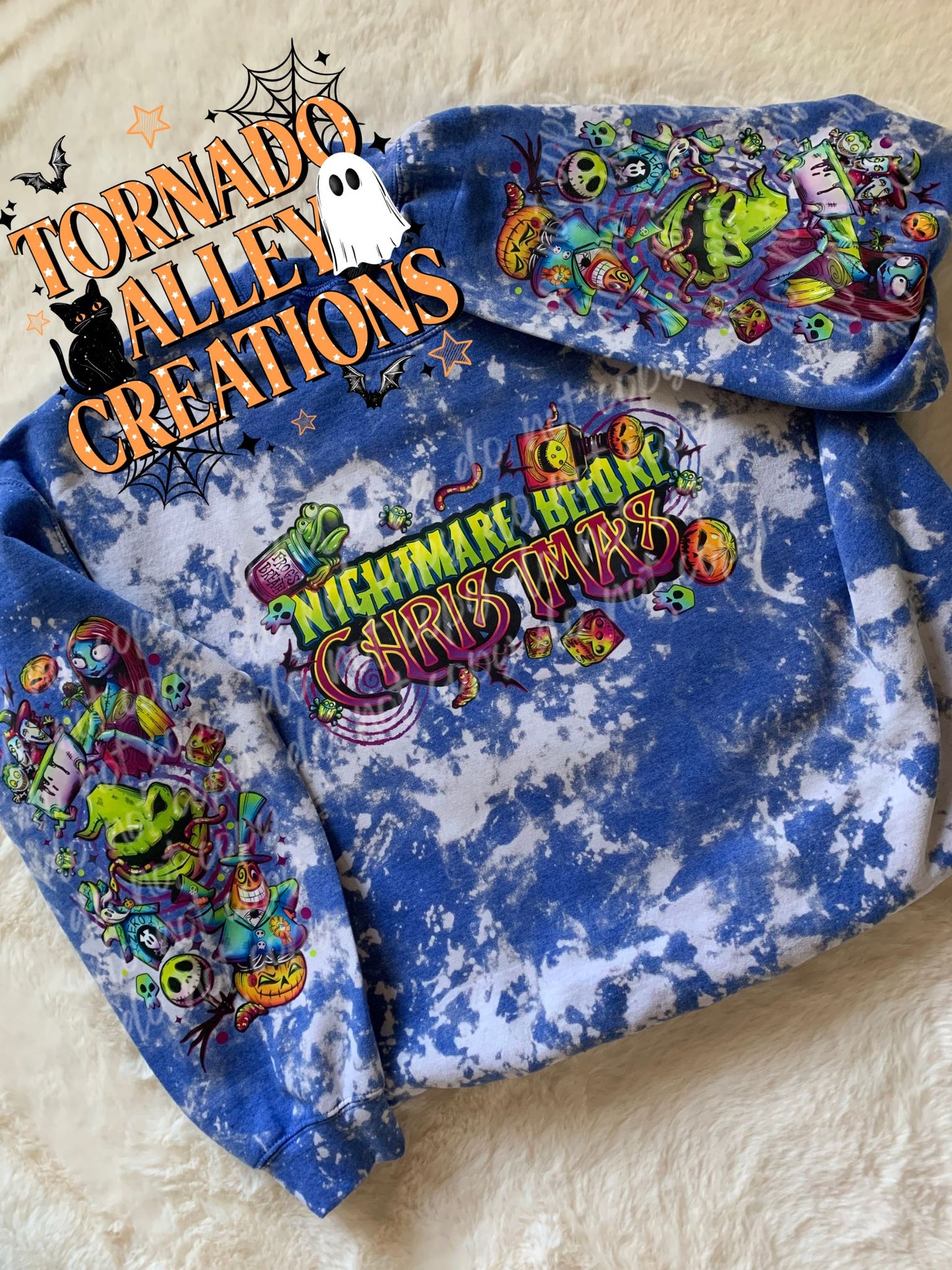Neon Nightmare Christmas Crewneck