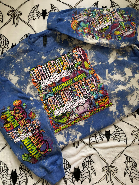 Spooky Neon Christmas Crewneck