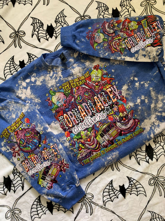 Spooky Circus Clowns Crewneck
