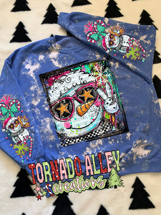 Cute Winter Snowman Crewneck