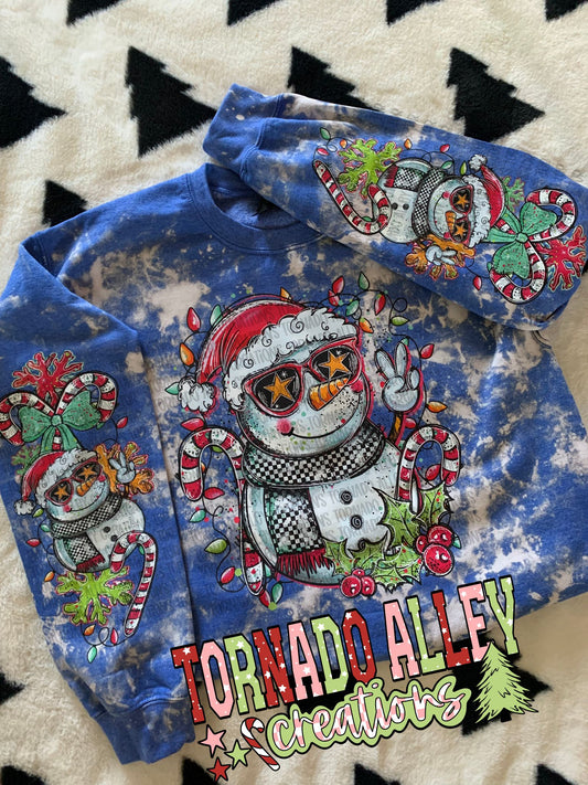 Snowman Doodle Crewneck