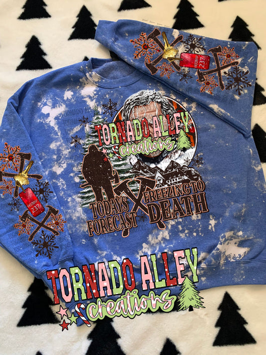 Todays Forecast Freezing Crewneck
