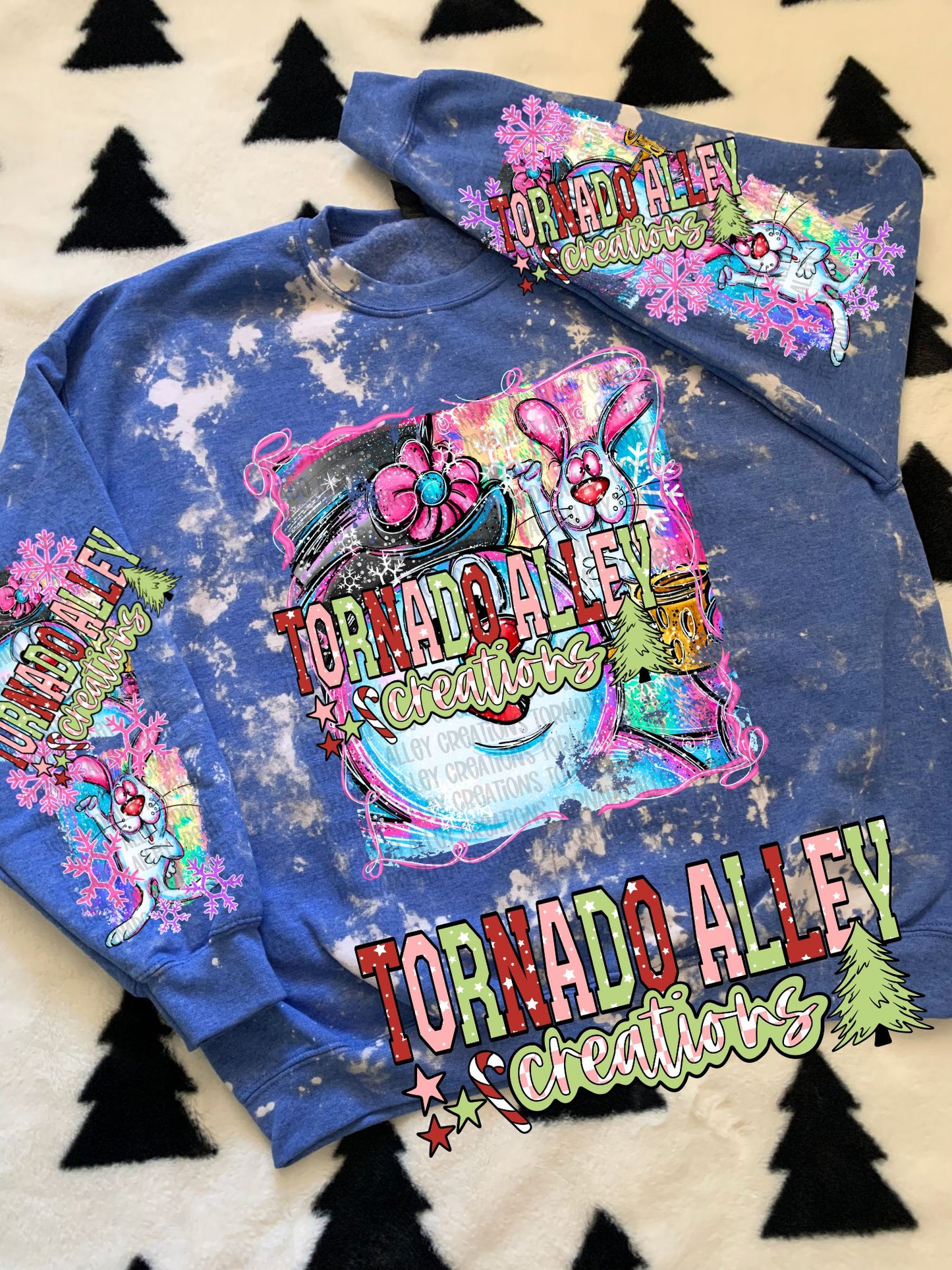 Brushstroke Snowman Crewneck