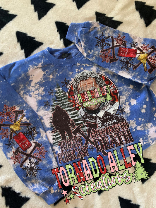 Todays Forecast Freezing Crewneck