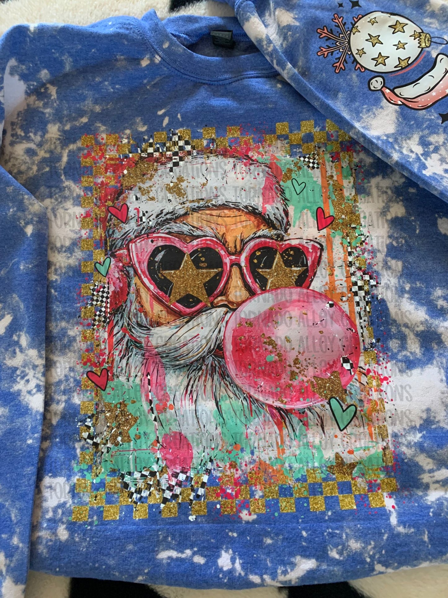 Bubblegum Santa Crewneck