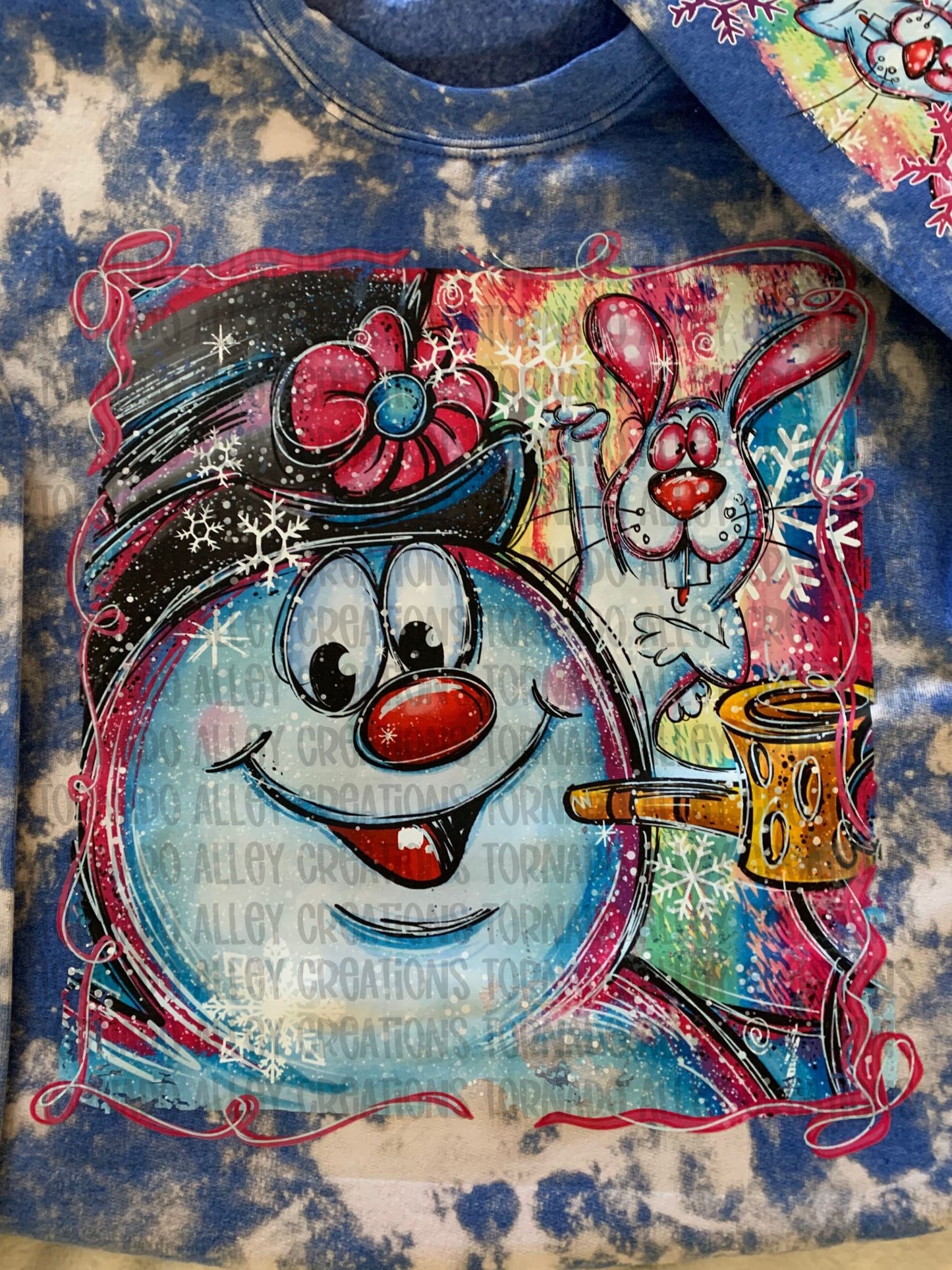 Brushstroke Snowman Crewneck