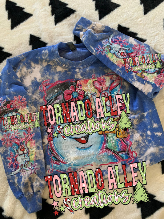 Brushstroke Snowman Crewneck