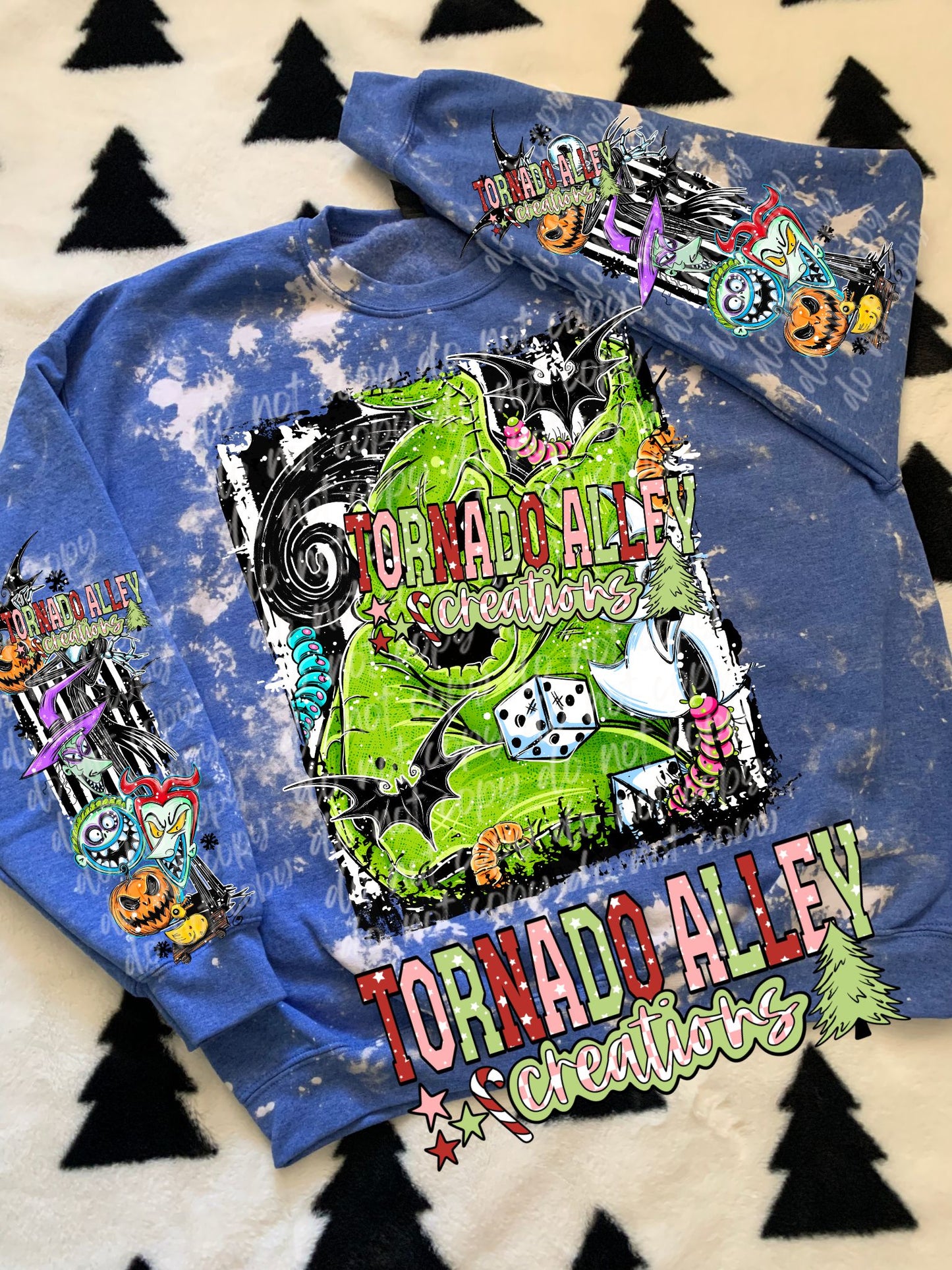 Spooky Christmas Monster Crewneck