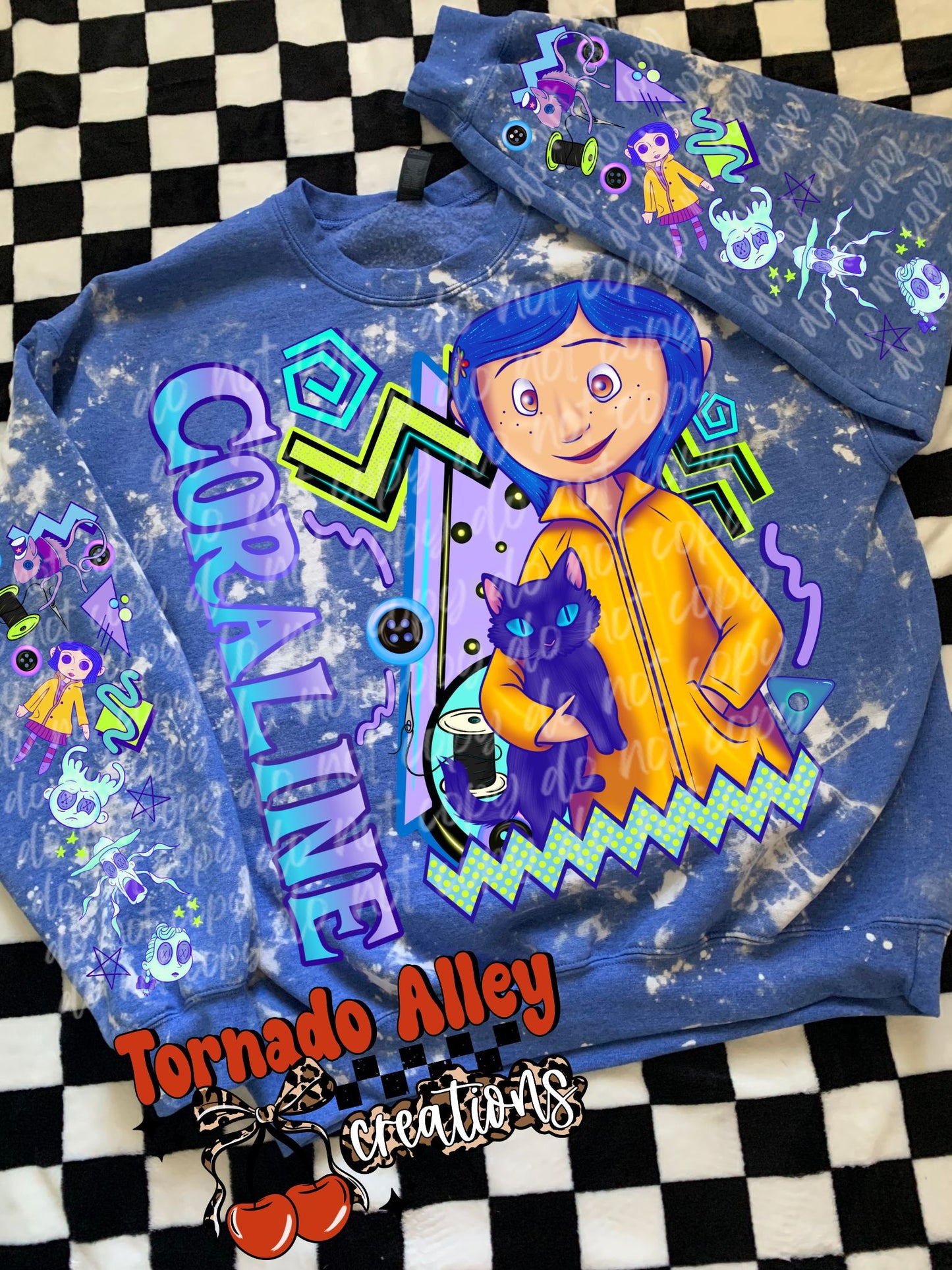 Spooky Girl Neon Crewneck