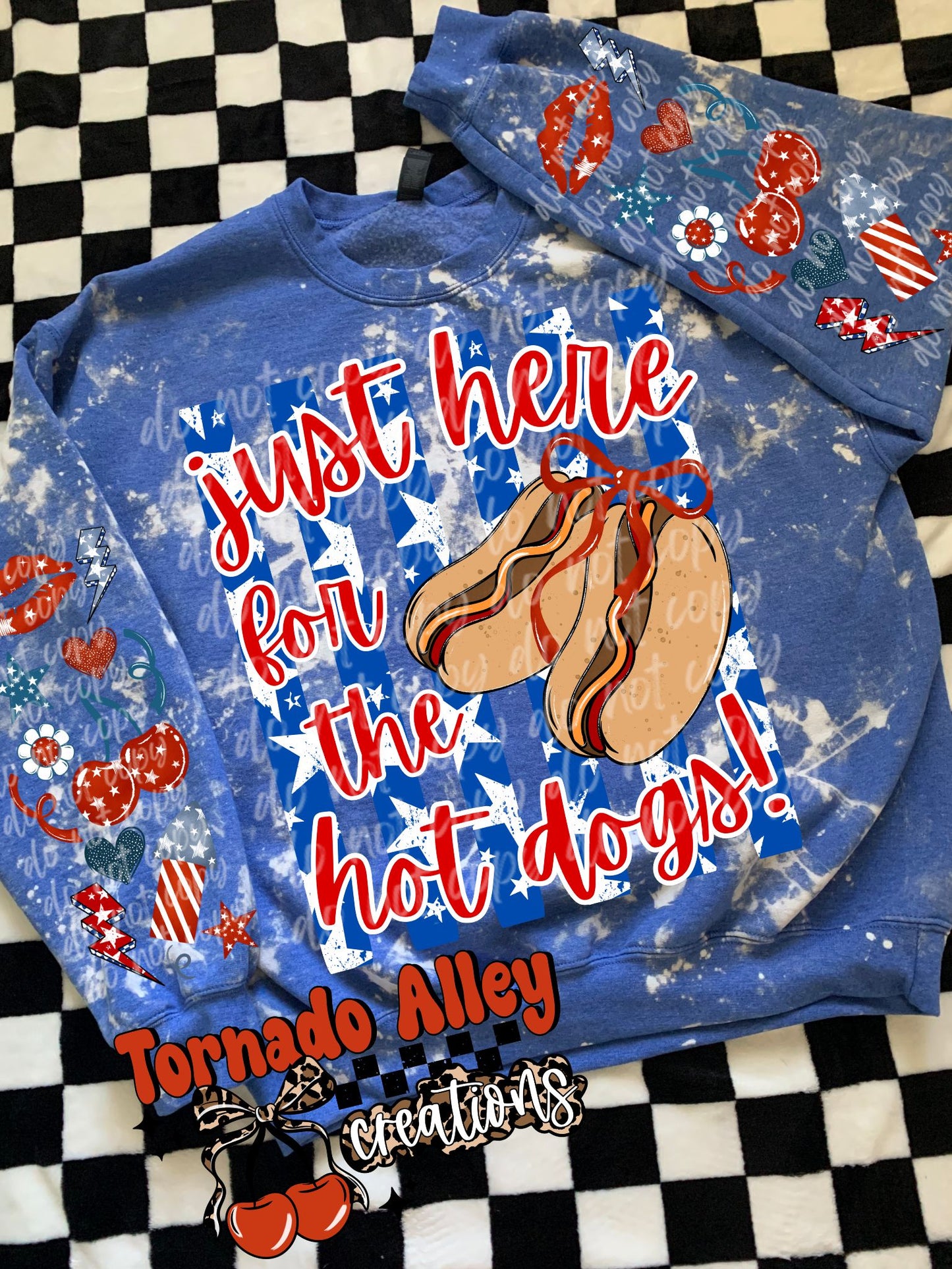 Here for the Hot Dogs Crewneck