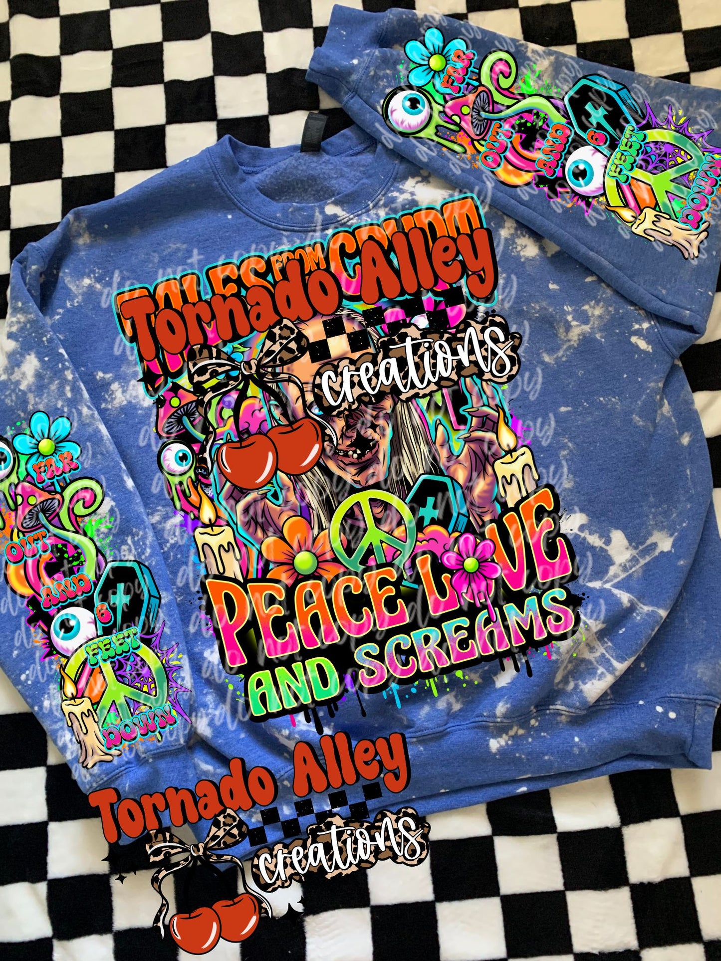 Peace Love Screams Crewneck