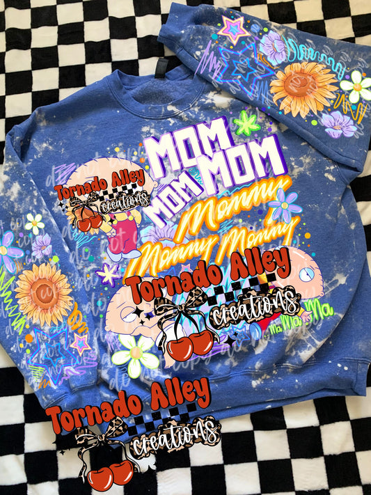 Mom Mom Mom Crewneck