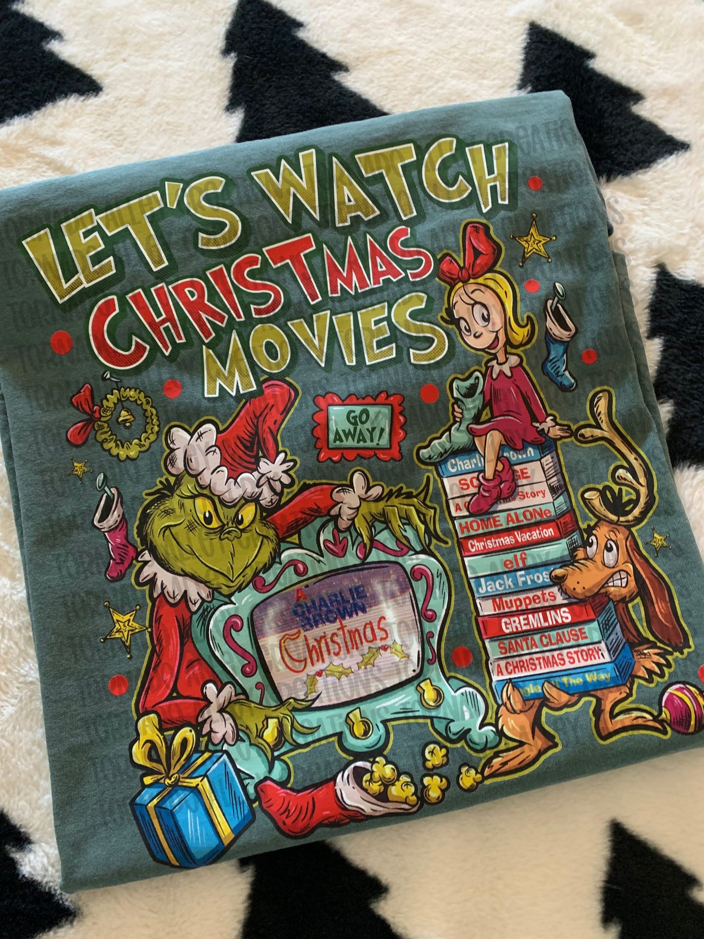 Let's Watch Christmas Movies Tee