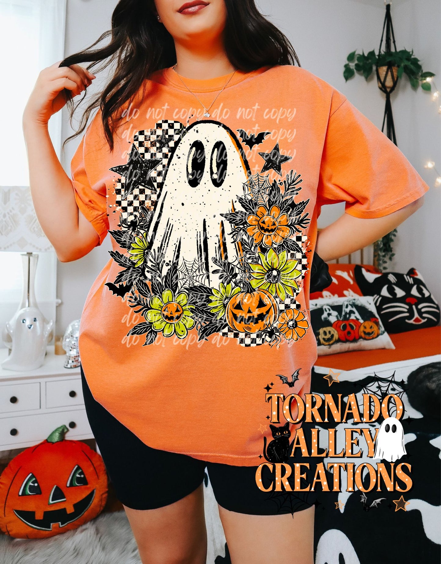 Floral Ghost Tee