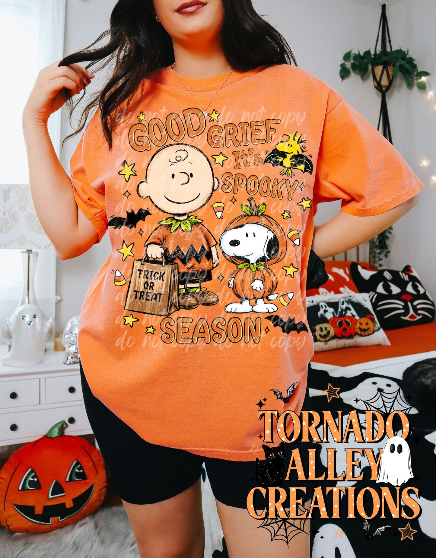 Good Grief It's Spooky Season Tee