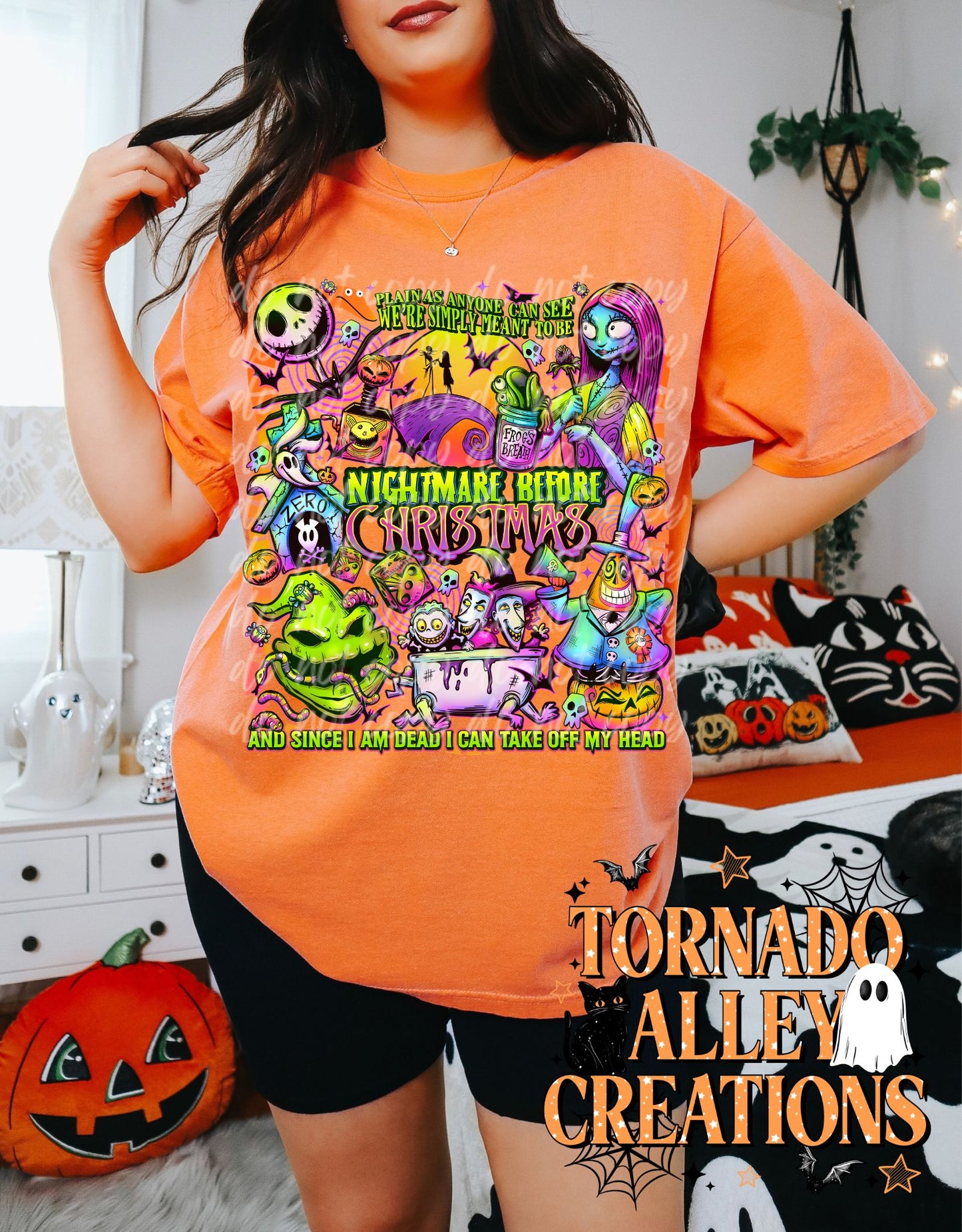 Neon Nightmare Christmas Tee