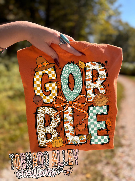 Gobble Thanksgiving Tee